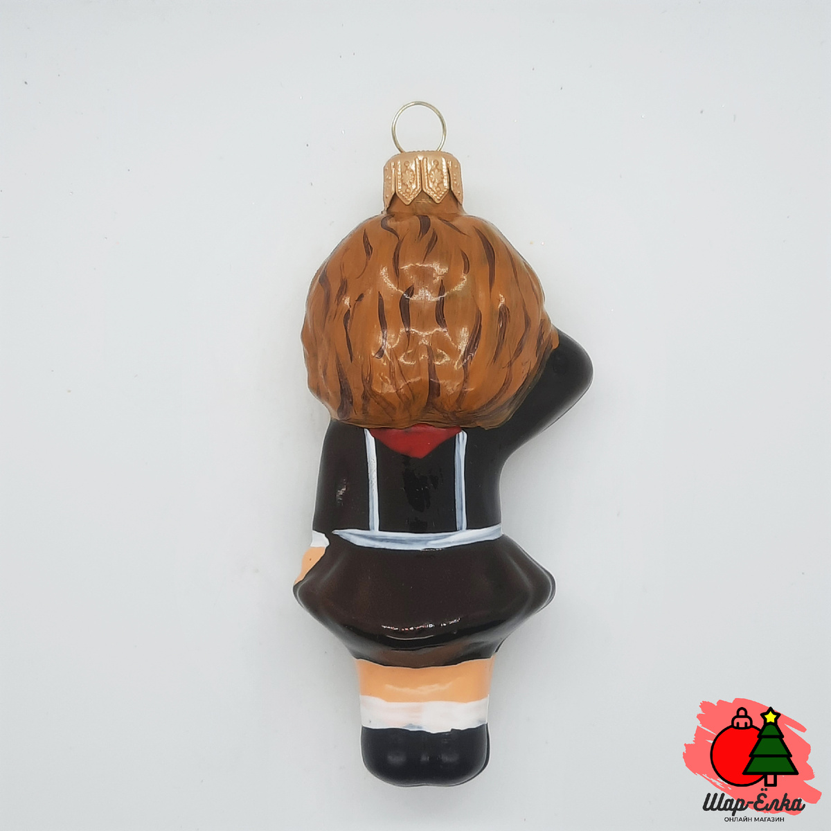 Ёлочная игрушка "Пионерка - 3" (Эвис) в белом фартуке