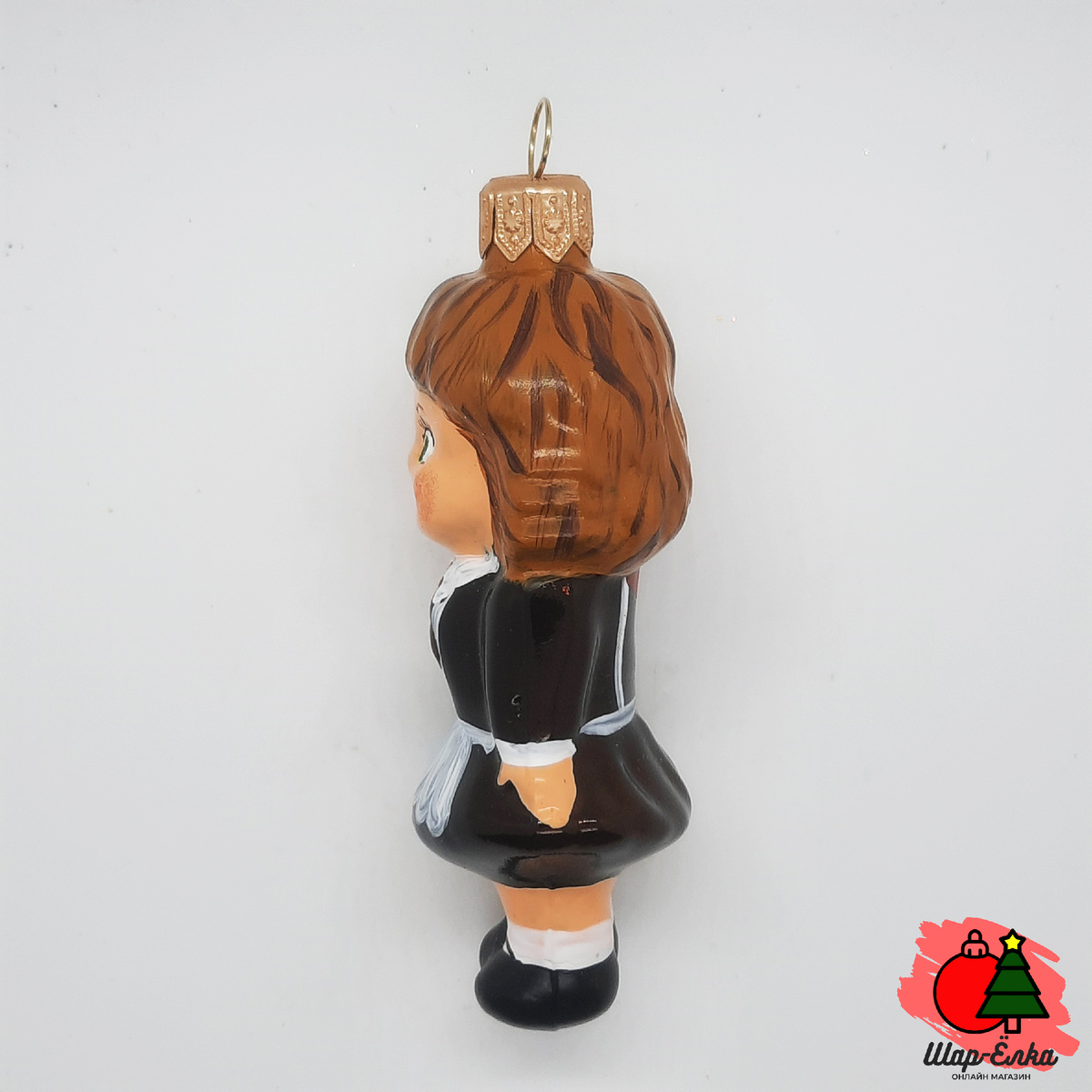 Ёлочная игрушка "Пионерка - 3" (Эвис) в белом фартуке