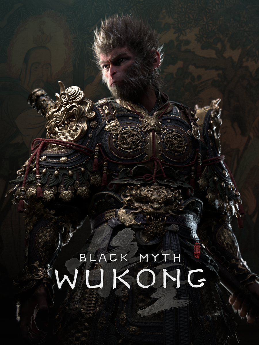Название: Black Myth Wukong
(Черный миф: Укун)
Год выхода: 2024
Платформы: ПК; Xbox Series; PlayStation 5
Цена 3500 рублей на пк и в этом же районе на консолях. Может быть дороже.

Мысли об игре:
И вновь финт на 360 ! Теперь перед нами Souls-like посвящённый сугобо китайской мифологии, а в частности мифе о короле обезьян. Игра поставила рекорд по количеству игроков в стиме (2 миллиона человек одновременно ! В сингл игре !). А также, является номинантом на премию "Игра Года 2024".
Говоря об игре, нельзя не 
отметить её технологичность и красоту (ещё бы, она же сделана на Unreal Engine 5.). Также, многие спецы в жанре Souls отмечают достойную сложность Wukong'а. Но не переживайте, даже если вы не дружите с такими играми, я всё равно настоятельно рекомендую ознакомиться с проектом. Видно как люди, которые делали игру, подходили к данному произведению с любовью и хотели показать насколько интересна может быть китайская мифология массам. И они чёрт возьми показали !
Думаю, вы сделали выводы о том, стоит ли пробовать:)