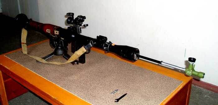 Установленный ПУС-7 в разобранном виде. /Фото: forum.guns.ru.