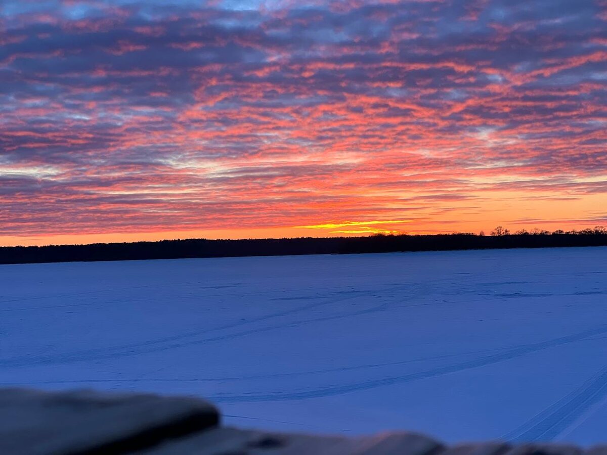 Зима. Можайское водохранилище