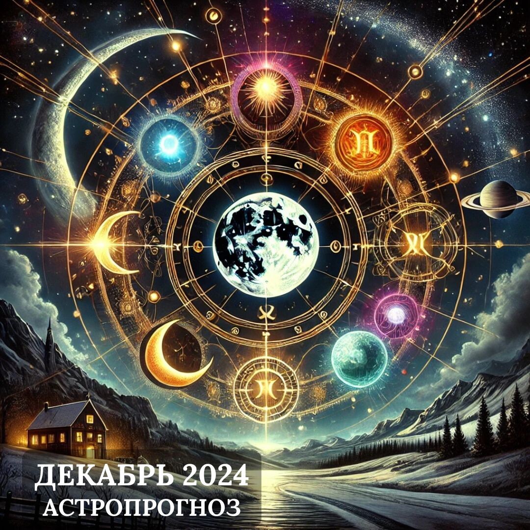 Астропрогноз на декабрь 2024 года. Астролог Екатерина Юдина 
