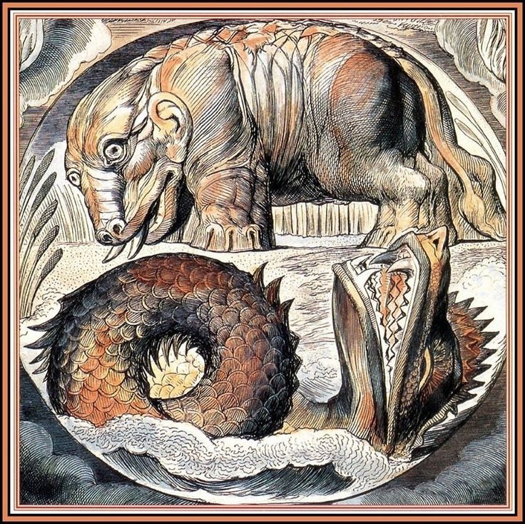 «Левиафан и Бегемот » - Уильям Блейк