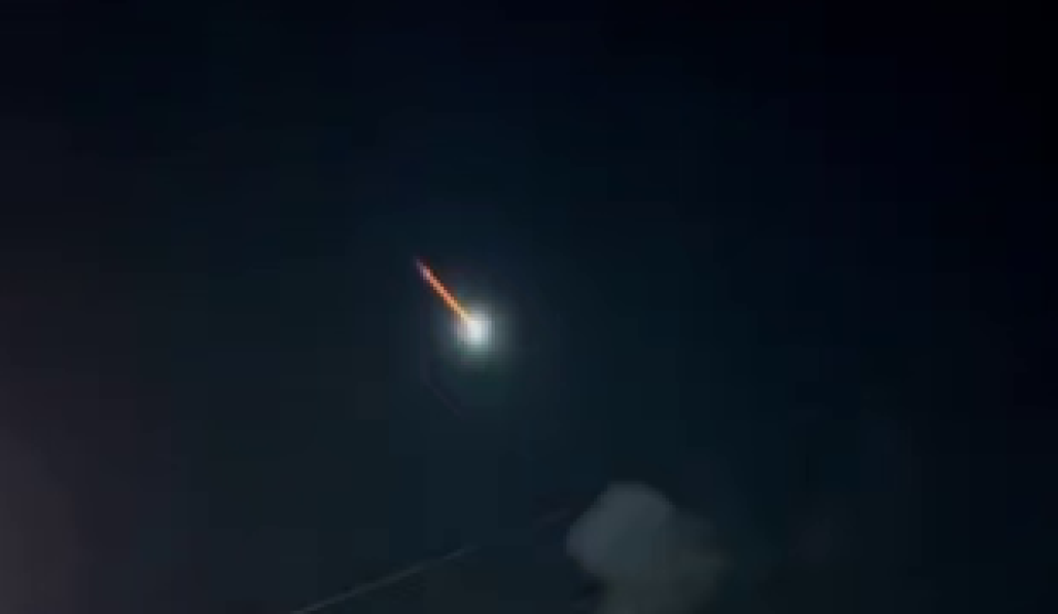    В Якутии засняли астероид. Источник: Кадр из видео