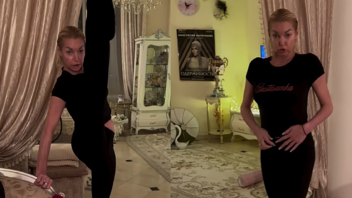 После фурора в парике Анастасия Волоскова вернулась к своему прежнему образу. Фото: социальные сети.