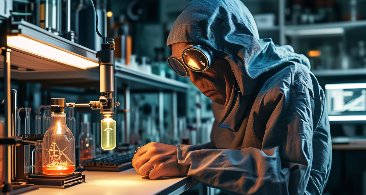 DIY-биолаборатория с биохакерами за работой