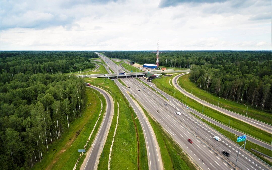 Трасса М-9 «Балтия» в Московской области (Фото: Федеральное дорожное агентство (Росавтодор))