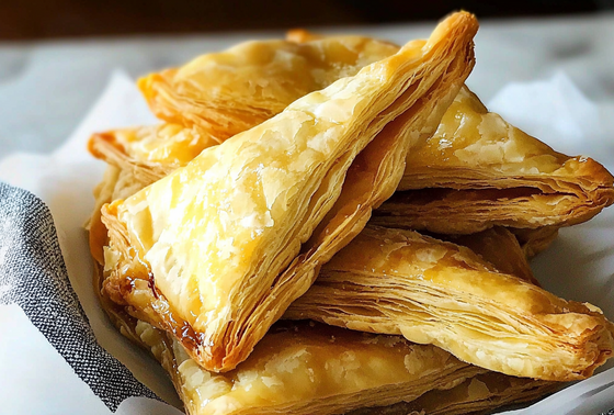    Пирожки с квашеной капустой из слоеного теста