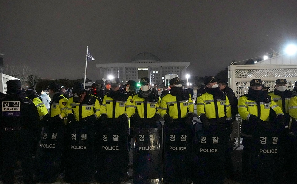 Полиция в Сеуле