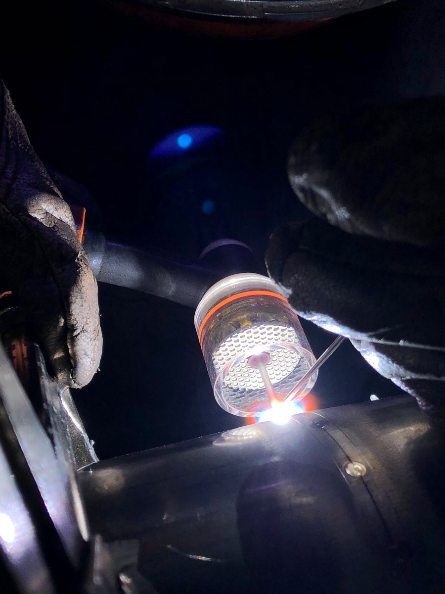 Процесс TIG сварки тонкостенной нержавеющей трубы