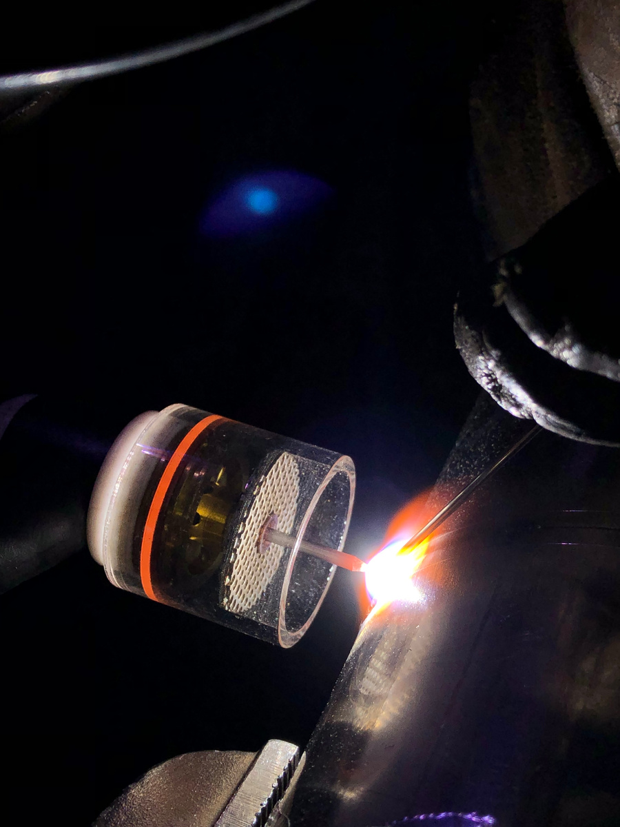 Процесс TIG сварки тонкостенной нержавеющей трубы