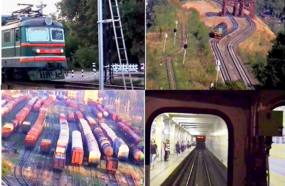 Коллаж из кадров из трех видео