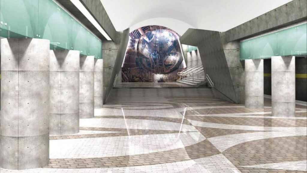     Новая станция метро. Источник: t.me/podzemnik_spb