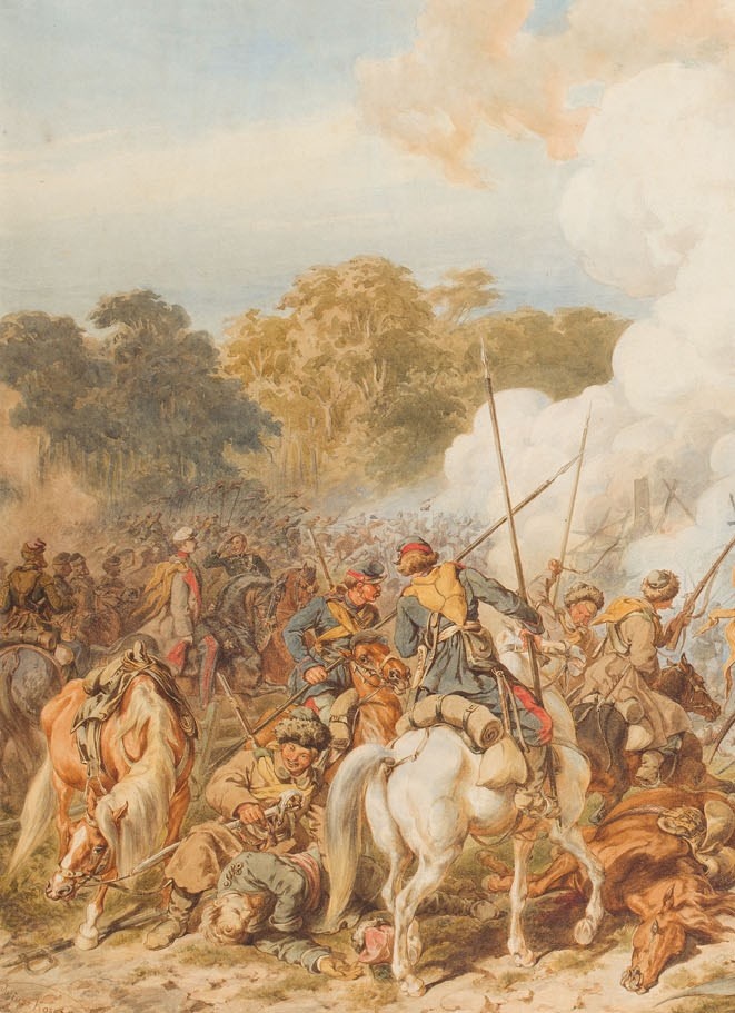 Сражение у деревни Игнацево в 1863 (худож. Juliusz Kossak)