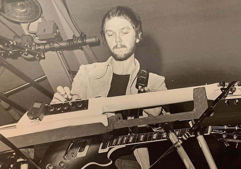 Расти Янг (1946-2021) времен расцвета группы Poco. 
