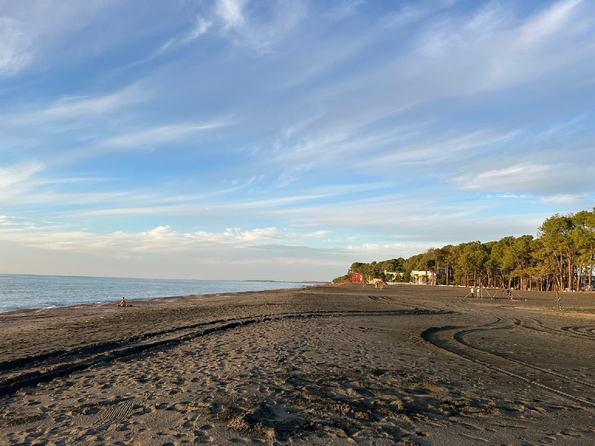 Если присмотреться, можно увидеть и медитирующего мужчину, и волейболистов