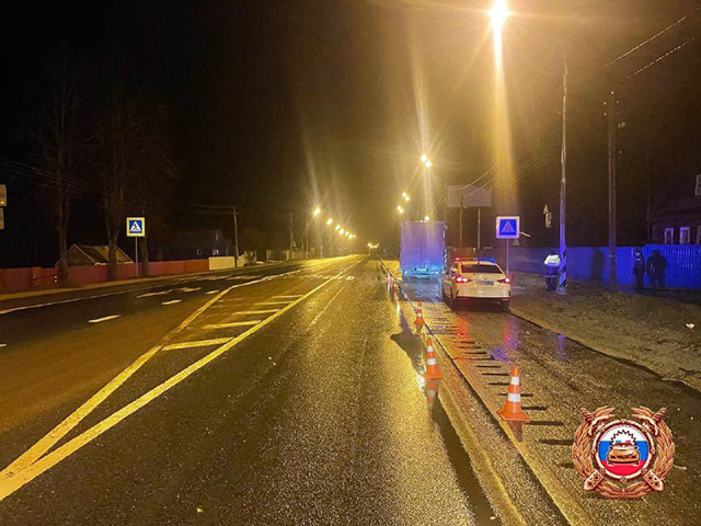 Погибла женщина, перебегавшая дорогу в Тверской области