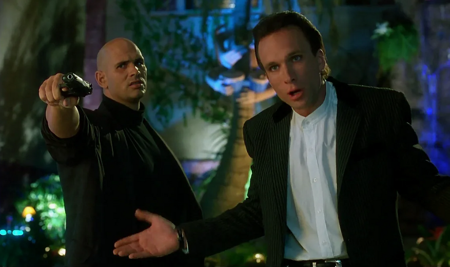 Кадр из фильма «Маска» 1994 год