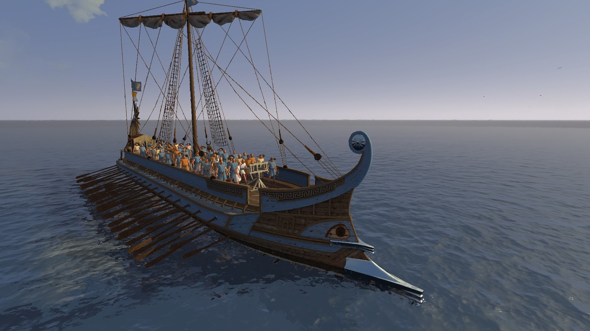 Триера со скорпионом Total War: Rome II нос