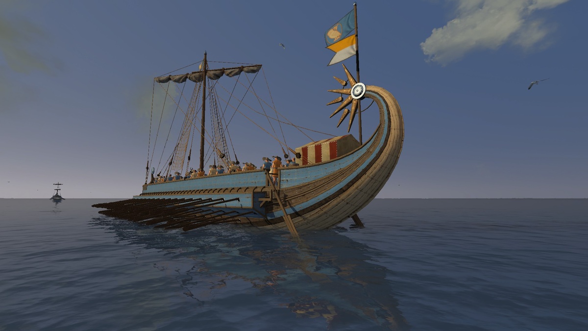 Триера со скорпионом Total War: Rome II корма