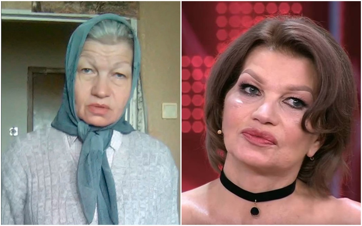 Екатерина "до" и "после" преображения.  