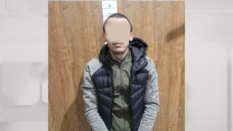    Задержанный за финансирование террористов. Фото: пресс-службы ФСБ по Республике Ингушетия