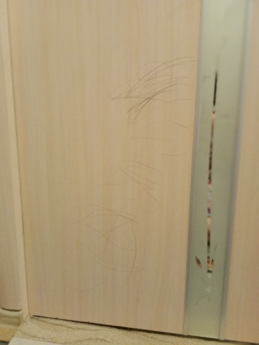 Почеркушки на двери 