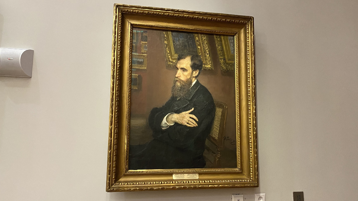 Илья Репин, Портрет П. М. Третьякова (1883)