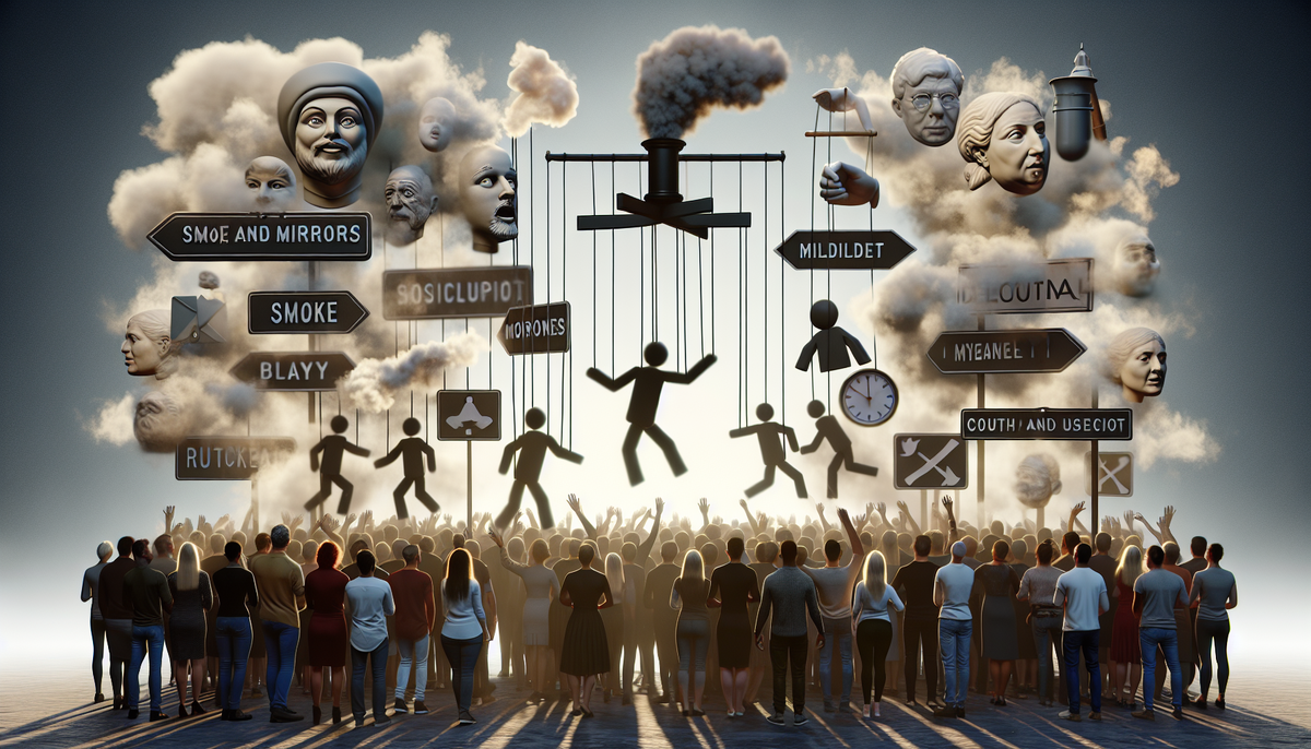 пять распространенных приемов, которые используются для манипуляции мнением аудитории