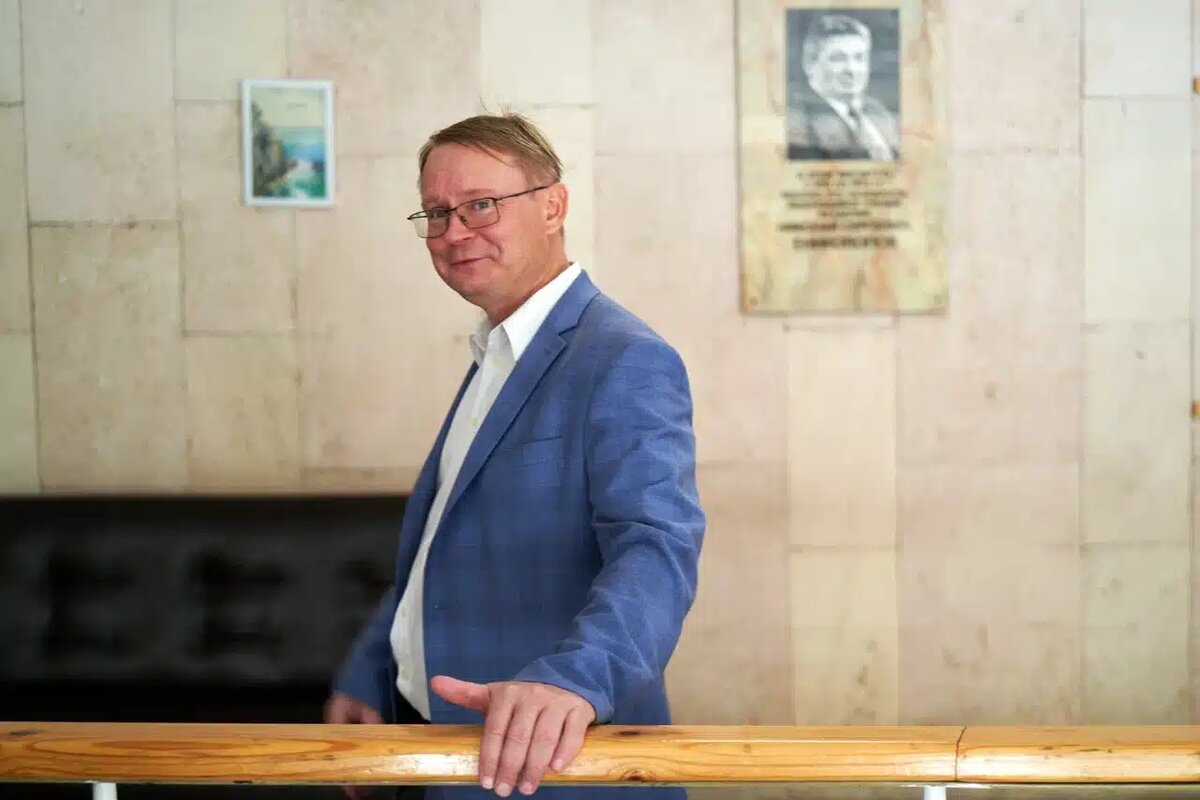    Сергей Пономаренко, директор Института синтетических полимерных материалов им. Н. С. Ениколопова РАН / © Центр научных коммуникаций МФТИ, Надежда Андреенко