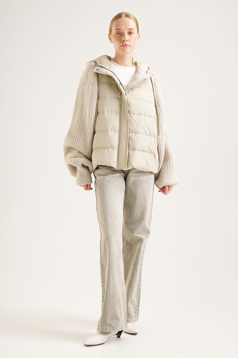 👉 Куртка с вязаными рукавами Biscotti