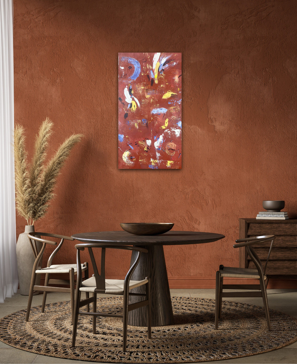 Работа Александры Щербаковой «Времена года. Бобровая луна. Осень»