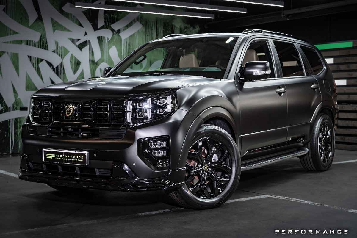 Kia Mohave оклейка в матовую пленку спб