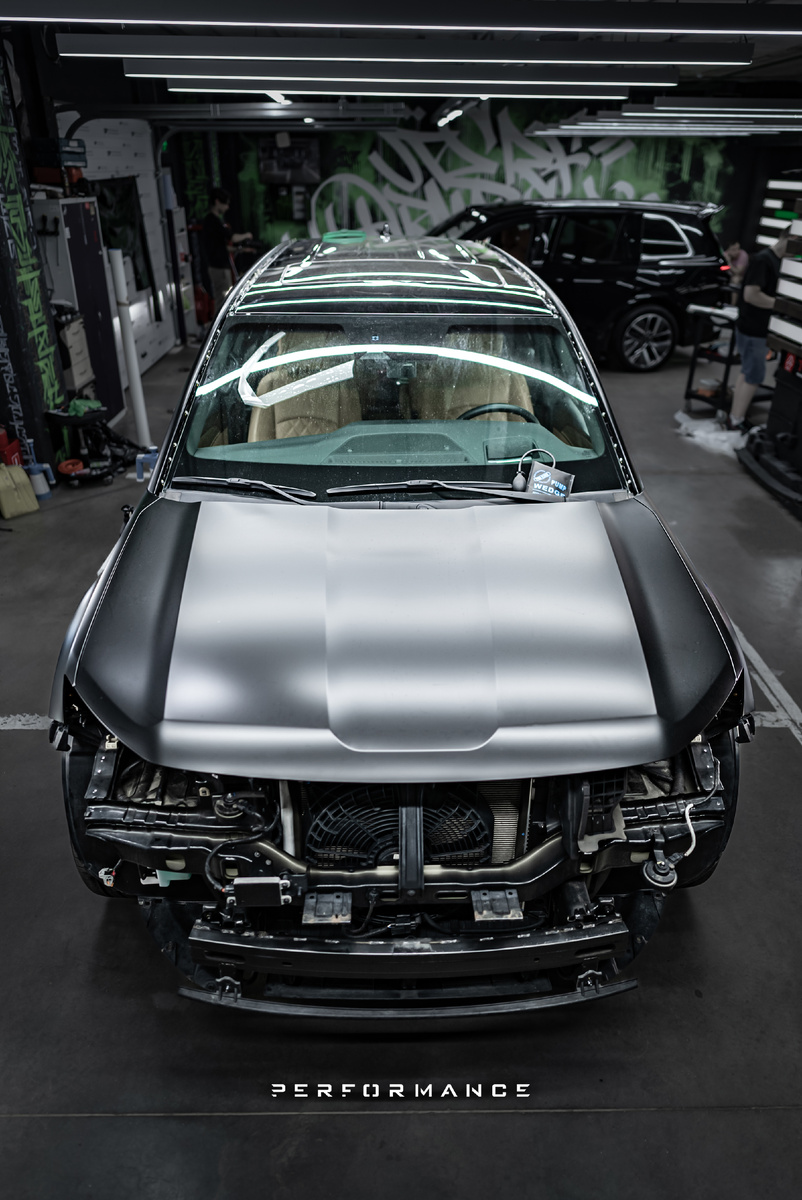 Оклейка авто антигравийной пленкой 