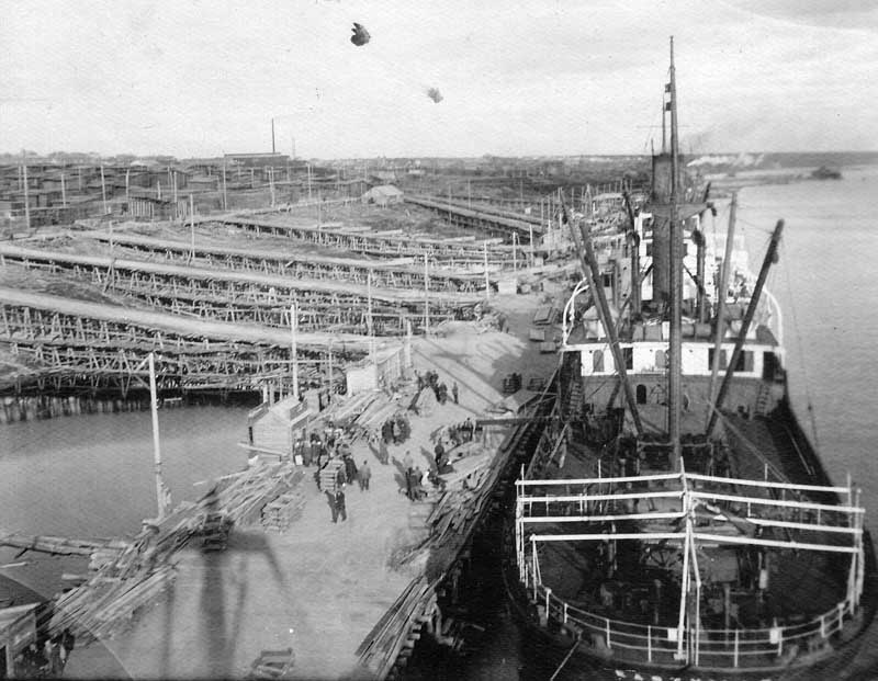 Игарка, 1935 год. Фото: Блог Валентины Гапеенко / gapeenko.net