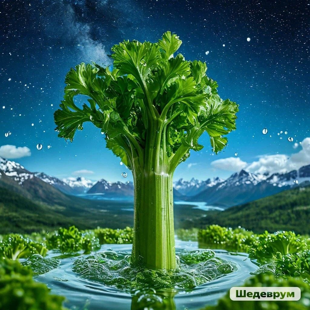 сельдерей начал новую жизнь