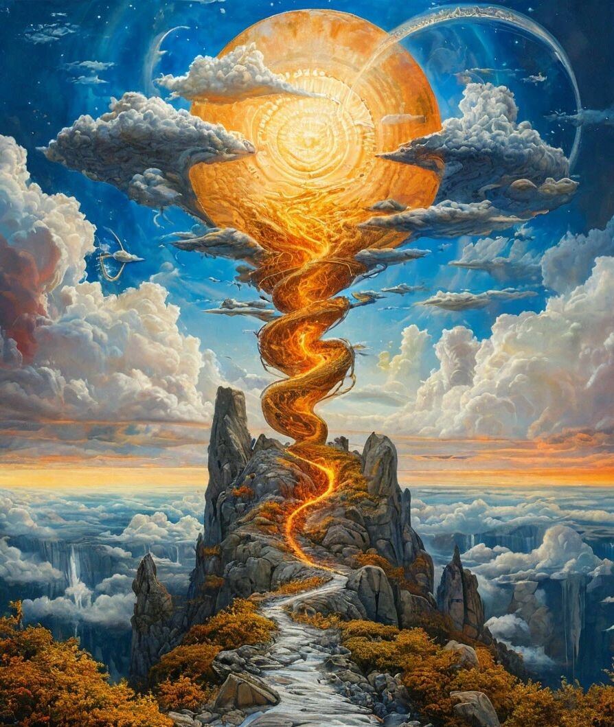 Нейросеть рисует потоки.