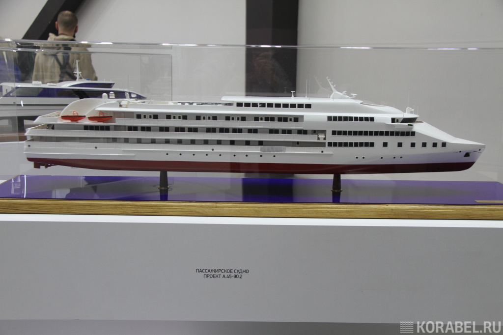 Проект пассажирского судна А45-90.2 / Фото: Корабел.ру  📷
