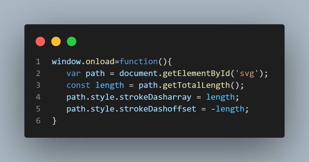 Скрипт, который определяет strokeDasharray и strokeDashoffset  
