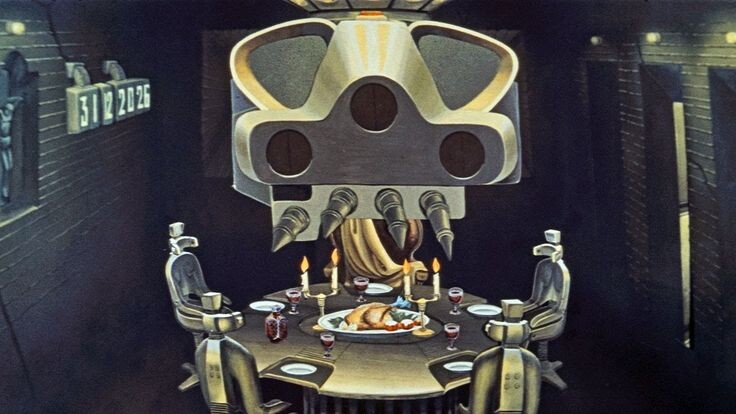 Иллюстрация к книге "Будет ласковый дождь" Рей Бредбери 