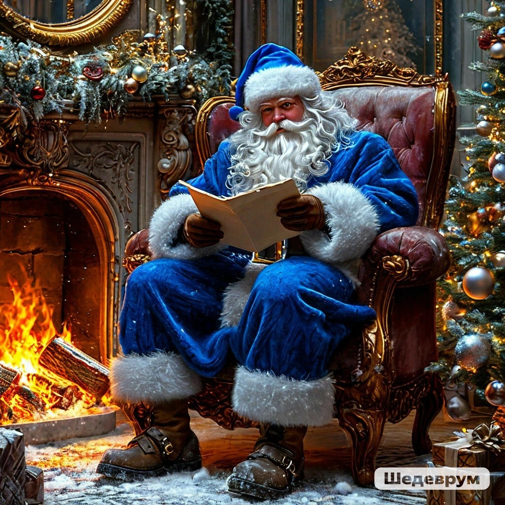 Тифлокомментарий. Дед Мороз читает письмо