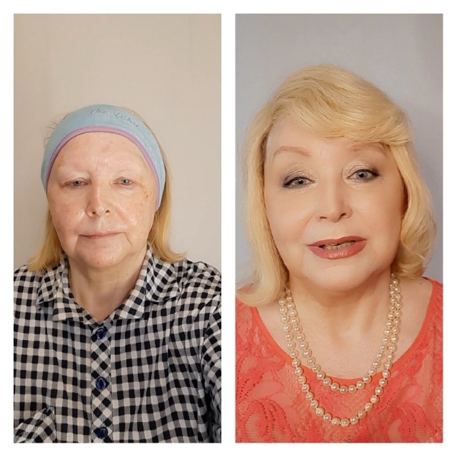 Мой личный пример. Я себе больше нравлюсь уходовой косметикой и макияжем.