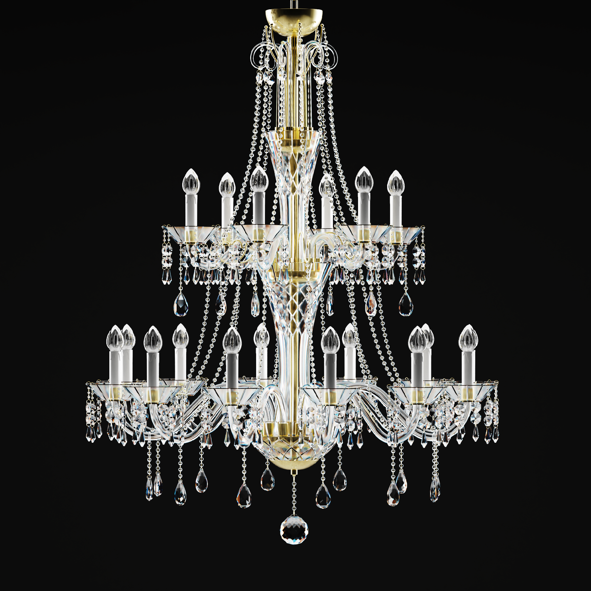 Люстра "Императрица" от Гусевского Хрустального Завода им. А. Мальцова 