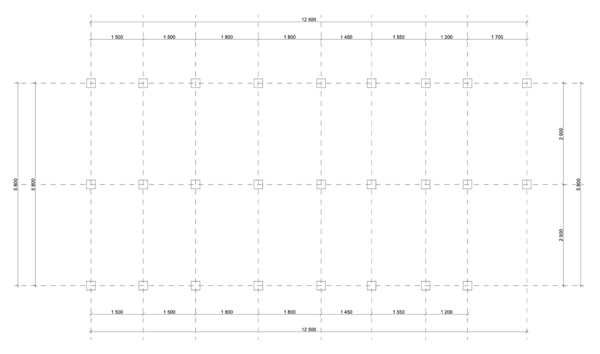 План свайного поля