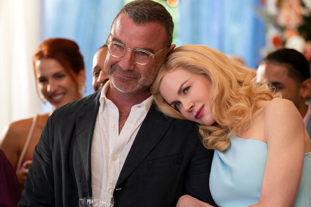 кадр из сериала "Идеальная пара" - Грир с мужем