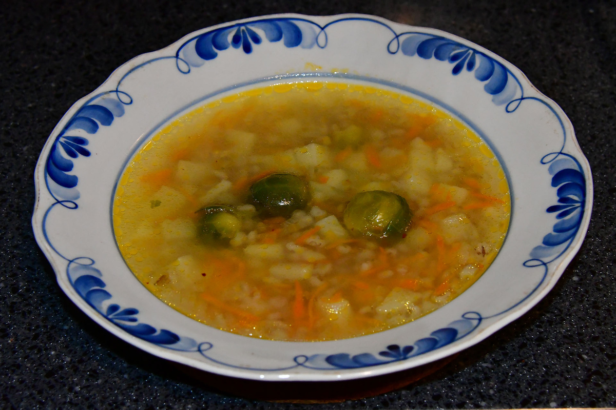 Суп с перловкой