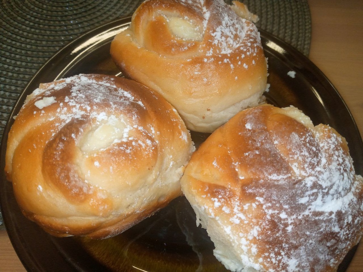 Ватрушка из дрожжевого теста