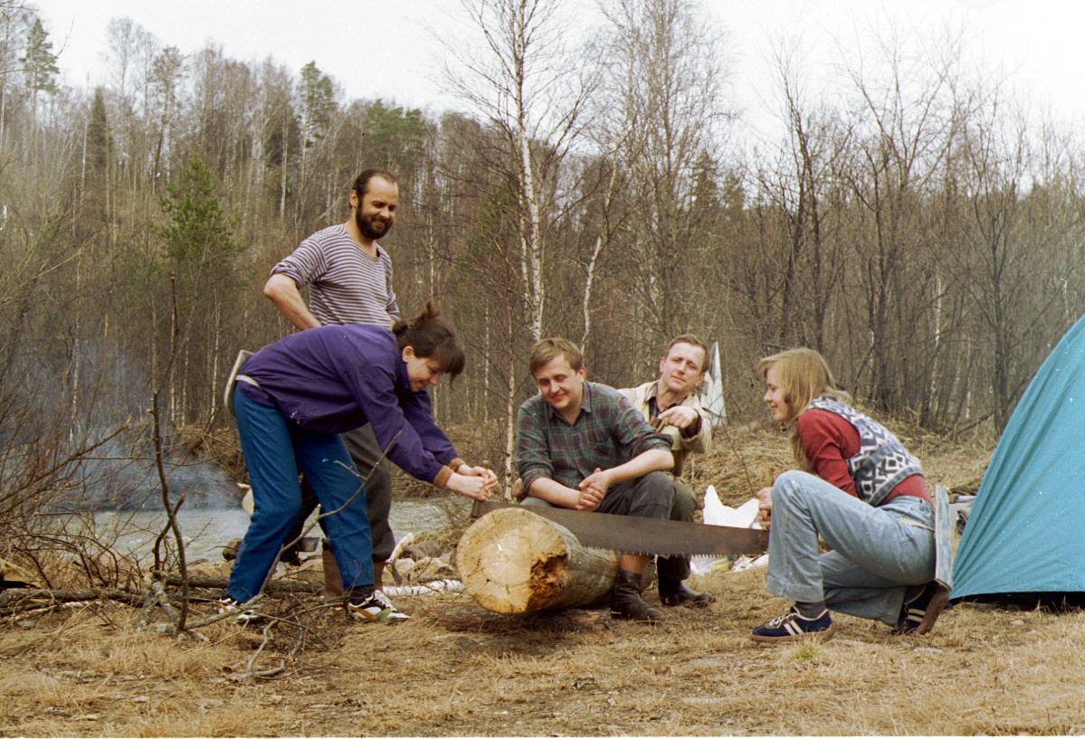Обустройство лагеря.