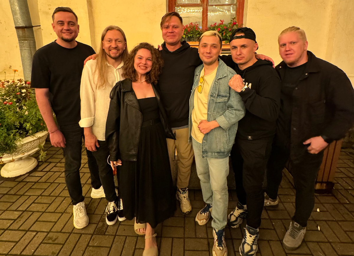 Общее фото с группой. Санкт-Петербург, бар Union. 31.07.2024
