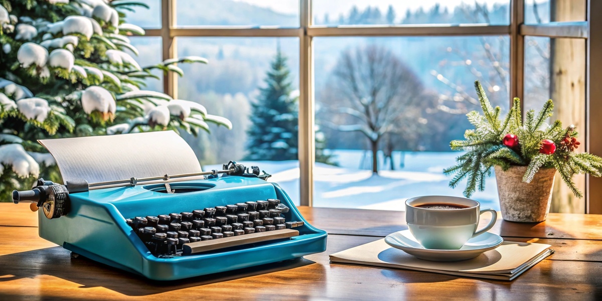 Страх чистого листа испытывали авторы во все времена... И в любое время года. 